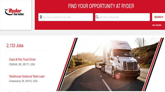 Ryder Supply Chain Solutions Truck Driver Jobs