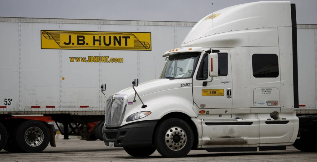j.b. hunt truck driver job